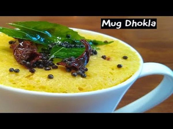 एग मग मफिन्स और मग  ढोकला बनाने की रेसिपी